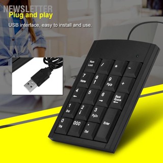 Portable Mini USB Numeric Keypad Number Keyboard for Laptop