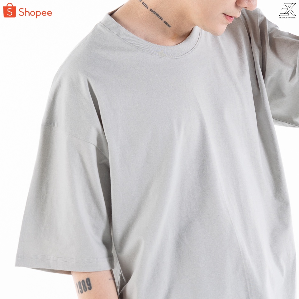 Expogarment เสื้อยืดโอเวอร์ไซส์ พาสเทล  Oversized Pastel Unisex เสื้อคอกลม ผู้ชาย ผู้หญิง ผ้าคอตตอน - รูปที่ 3