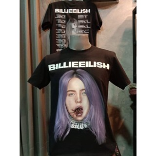 เสื้อยืด BILLIE EILISH เสื้อยืดวงร็อค บิลลิ ไอลิช เสื้อวง เสื้อยืด BILLI เสื้อวินเทจ