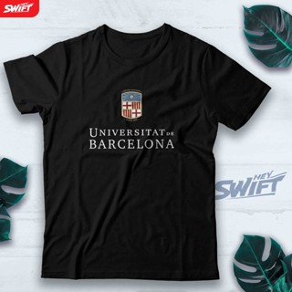 เสื้อยืด พิมพ์ลาย University Of BARCELONA