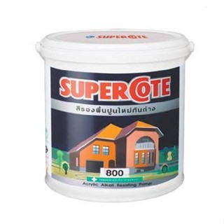 รองพื้นปูนใหม่ SUPERCOTE รุ่น ซูเปอร์โคท 800 ขนาด 1 แกลลอน สีขาว