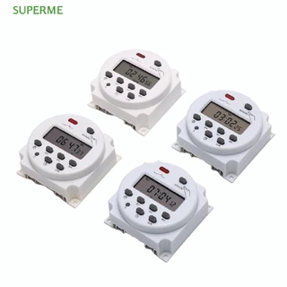 SUPERME CN101A 12V 24V 110V 240V ดิจิตอล LCD Power Timer รีเลย์ร้อน