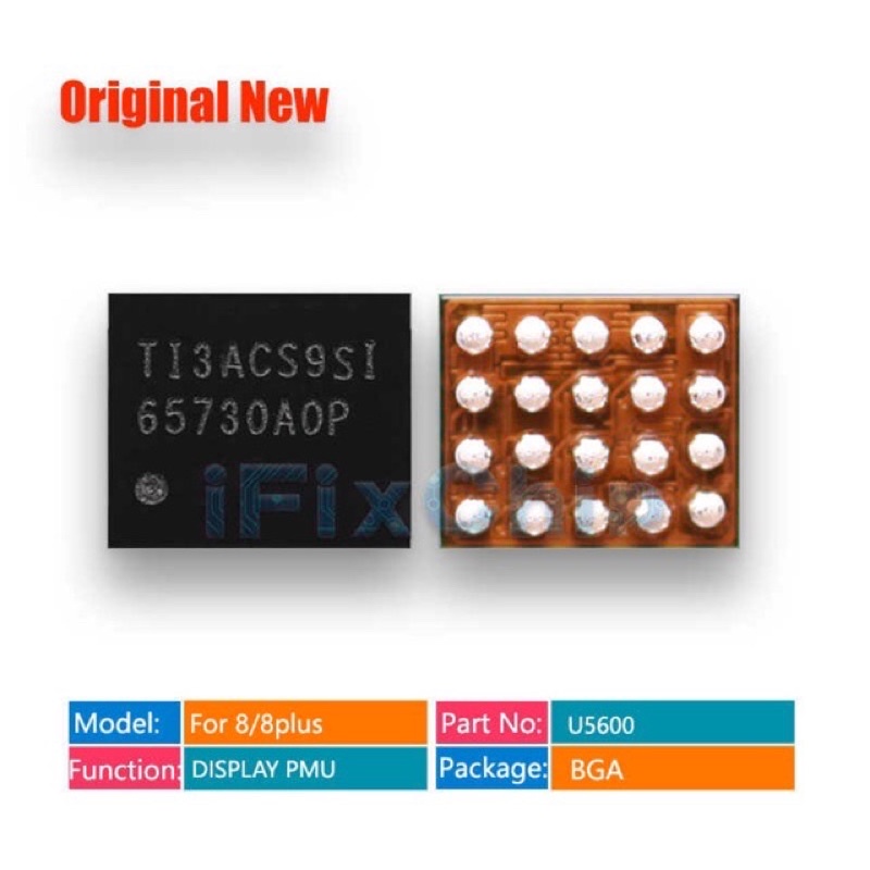 ใหม่ u5600 8/8p แหล่งจ่ายไฟแรงดันไฟฟ้าหน้าจอ ic