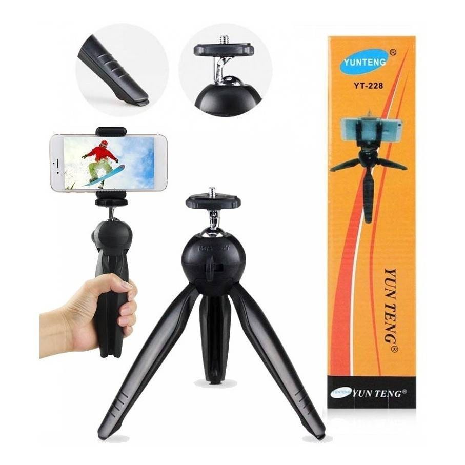 ขาตั้งกล้อง ขาตั้งมือถือ  YUNTENG YT-228  ของแท้100%