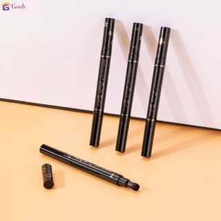 Colorina อายไลเนอร์ แบบสองหัว 2in1 อายไลเนอร์ Head Seal อายไลเนอร์กันน้ำ Double Stamp อายไลเนอร์ Flower Love Eyeliner 【Goob】