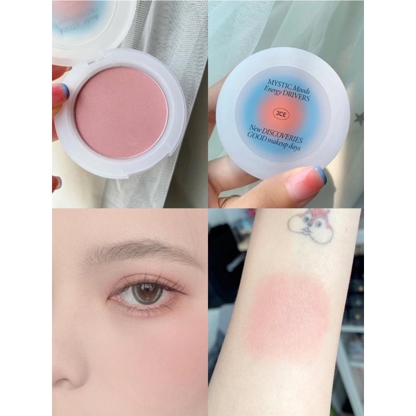 💖3CE Mystic mood face blush 🍭 สี City mauve ; ของแท้100% มือ1 [พร้อมส่ง]