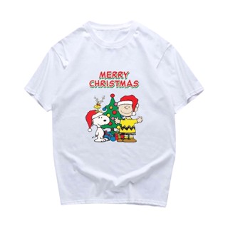 ลายSNOOPY X-MAS 🎄พร้อมส่ง Cotton 100%