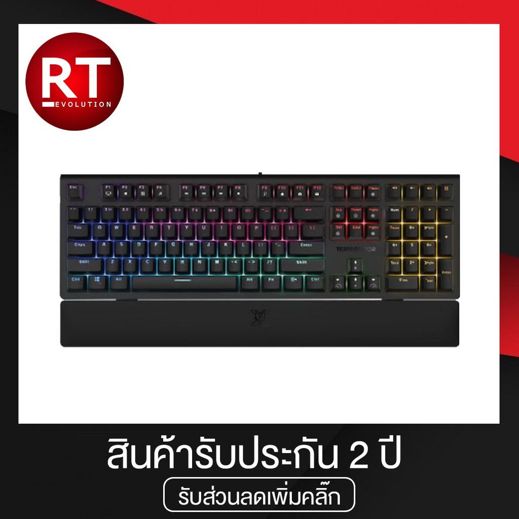 NUBWO X30 TERMINATOR RGB Mechanical Gaming Keyboard คีย์บอร์ดเกมมิ่ง - ดำ