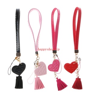 Love Heart Tassel Hand Wrist Lanyard Strap String for Phone phone 7 8 X 6  Xiaom