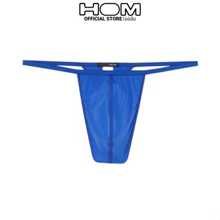 HOM (ออฮ์ม)  รุ่น359931-00BI Plumes กางเกงในชายG-String Polyamide สายคาดเส้นเล็กไม่ระคายเคืองเพิ่มความเซ็กซี่ให้บั้นท้าย