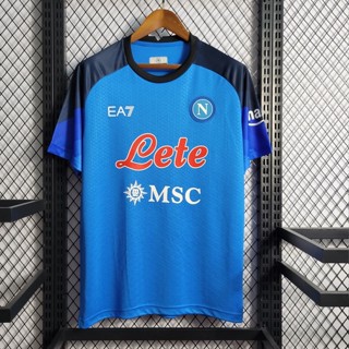 Ssc เสื้อเชิ้ตแขนสั้น ลายฟุตบอล Napoli 2022 23 สําหรับผู้ชาย