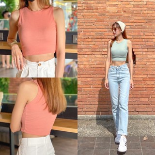 Crop top  เสื้อครอปผ้ายืด