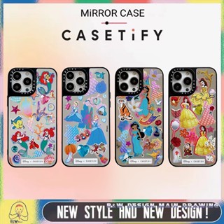 Casetify เคสโทรศัพท์มือถืออะคริลิคแข็ง กันกระแทก ลายเจ้าหญิงสี่ตัว สําหรับ IPhone14 13 12 Pro Max 11 Pro Max X XS XR