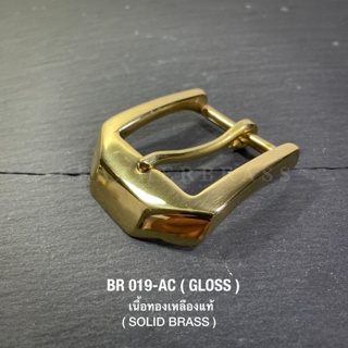 BR019-AC หัวเข็มขัดทองเหลือง ขนาด 38มิลหรือ 1.5นิ้ว แบบ Q** ราคาต่อชิิ้น**