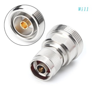 อะแดปเตอร์แจ็คเชื่อมต่อ RF Coaxial L29 7/16 DIN Female Jack To N Male