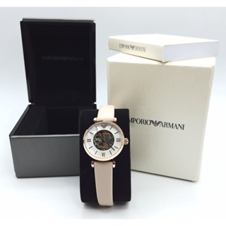 นาฬิกา EMPORIO ARMANI WOMENS AR60001 MECCANICO พร้อมกล่อง (ใหม่) ไขลาน