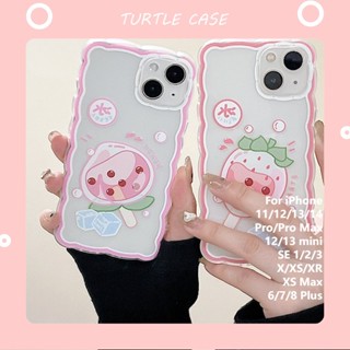 [ขายส่ง] ขายดี เคสป้องกัน ลายการ์ตูน Tiktok คลื่นใหญ่ สําหรับ Apple iPhone 14131211 Promax XS XR xsmax se2020 678 plus mini เคส