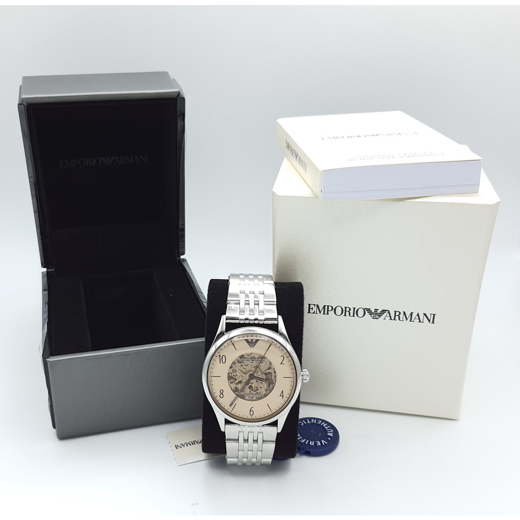 นาฬิกา EMPORIO ARMANI MEN'S AR1922 DRESS AUTOMATIC พร้อมกล่อง (ใหม่)