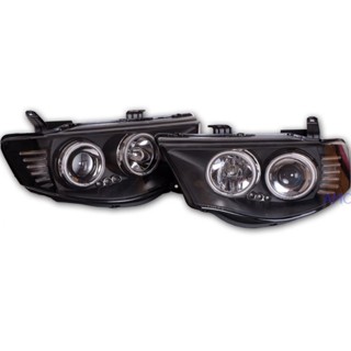 ไฟหน้า ไฟตา โปรเจคเตอร์ PROJECTOR รุ่น มิตซูบิชิ ไทรทัน MITSUBISHI TRITON L200 ปี 2005 - 2014 1 คู่ สีรมดำ