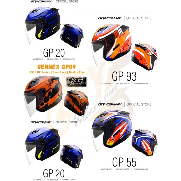 GRACSHAW G535 GENNEX / SIRI GP(GP46 & GP93 & GP9 & GP20 & GP55)NEW AVAILABLE!! ️ !️🆕🆕