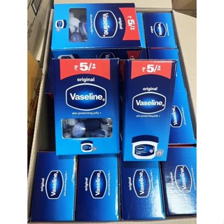 ลิปบาล์ม Vaseline Lip Therapy #Original 5g. (1กล่อง/บรรจุ48ชิ้น)