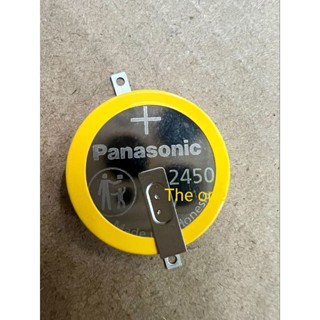 Panasonic CR2450 พร้อมขาเชื่อม 3V  แบตเตอรี่ ของใหม่ ของแท้