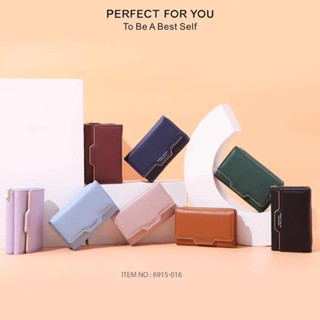 กระเป๋าสตางค์ PERFECT FOR YOU (Forever Young) 3พับ กระเป๋าสตางค์ใบกลางผู้หญิง กระเป๋าสตางค์ใบกลางผู้หญิง6915-016