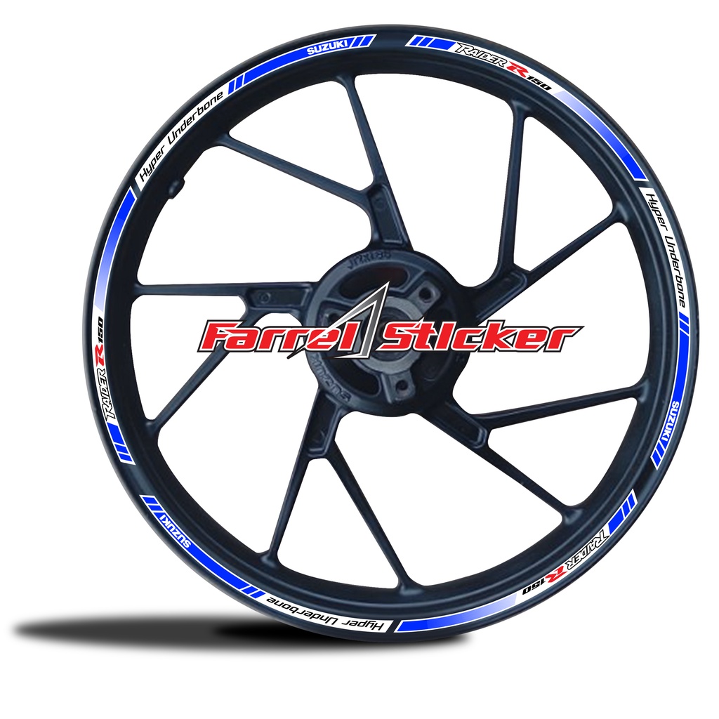 สติ๊กเกอร์ RAIDER RIM SUZUKI SATRIA FU 150 RIM สติ๊กเกอร์