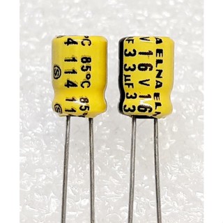 Elna RC2 33uf 16v capacitor ตัวเก็บประจุ คาปาซิเตอร์