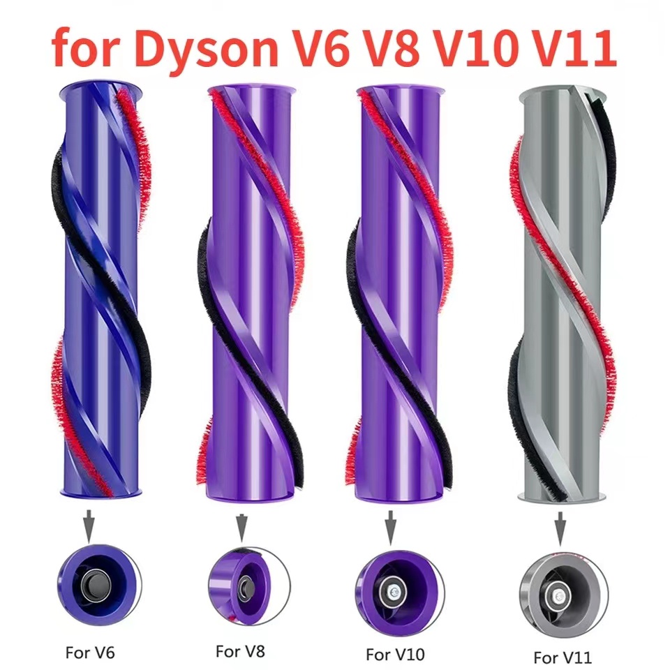 อะไหล่แปรงลูกกลิ้ง แบบนิ่ม สําหรับเครื่องดูดฝุ่นสุญญากาศ Dyson V6 V8 V10 V11