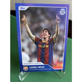 Topps 30 seasons, Lionel Messi, unbelievable solo goal