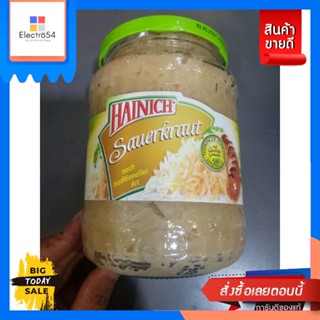 Hainich Sauerkraut กระหล่ำปลีดอง 680 Ml UOU ImportHainich Sauerkraut Pickled Cabbage 680 Ml UOU Import