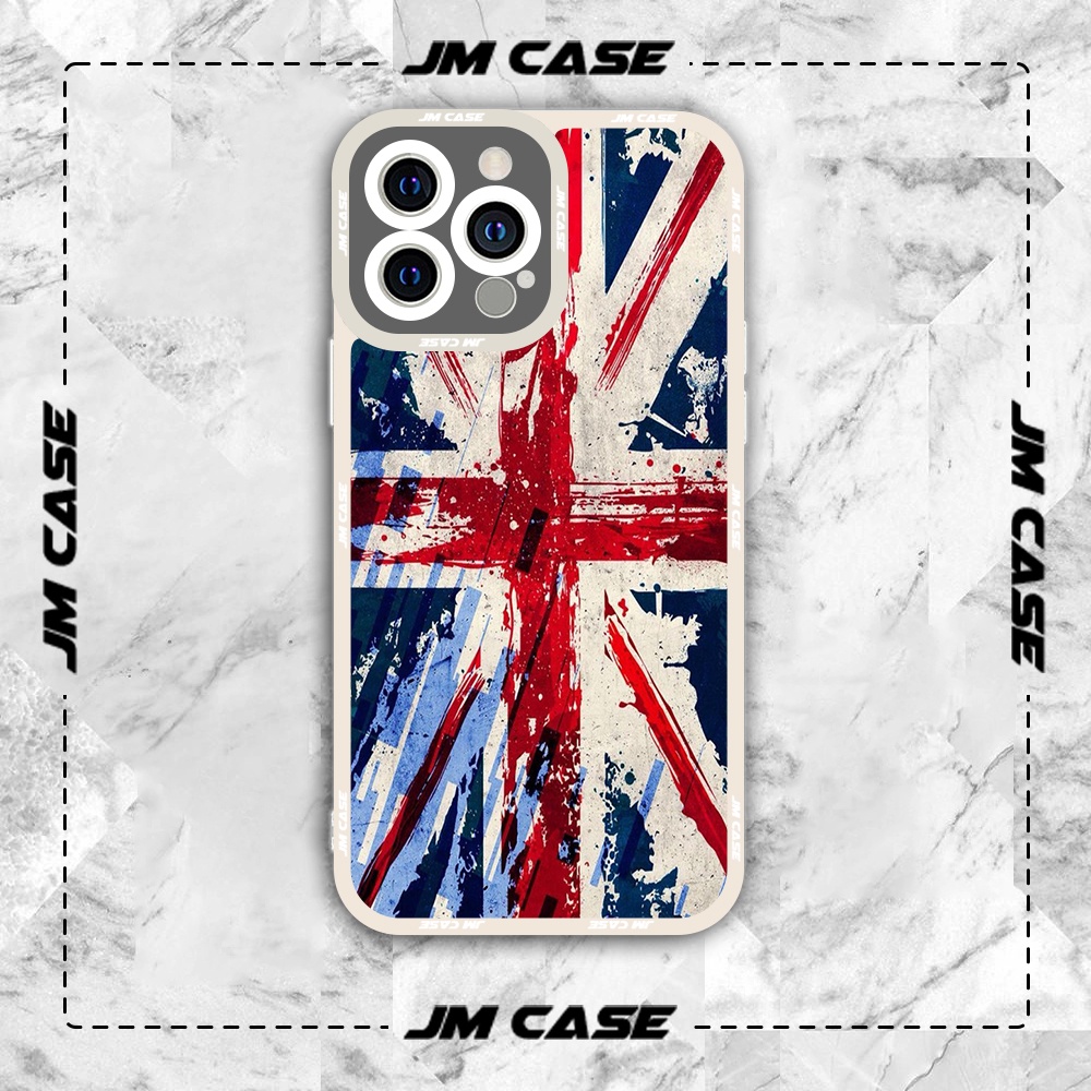 JMCase iphone samsung xiaomi oppo เคสขอบเหลี่ยม England Flag Art