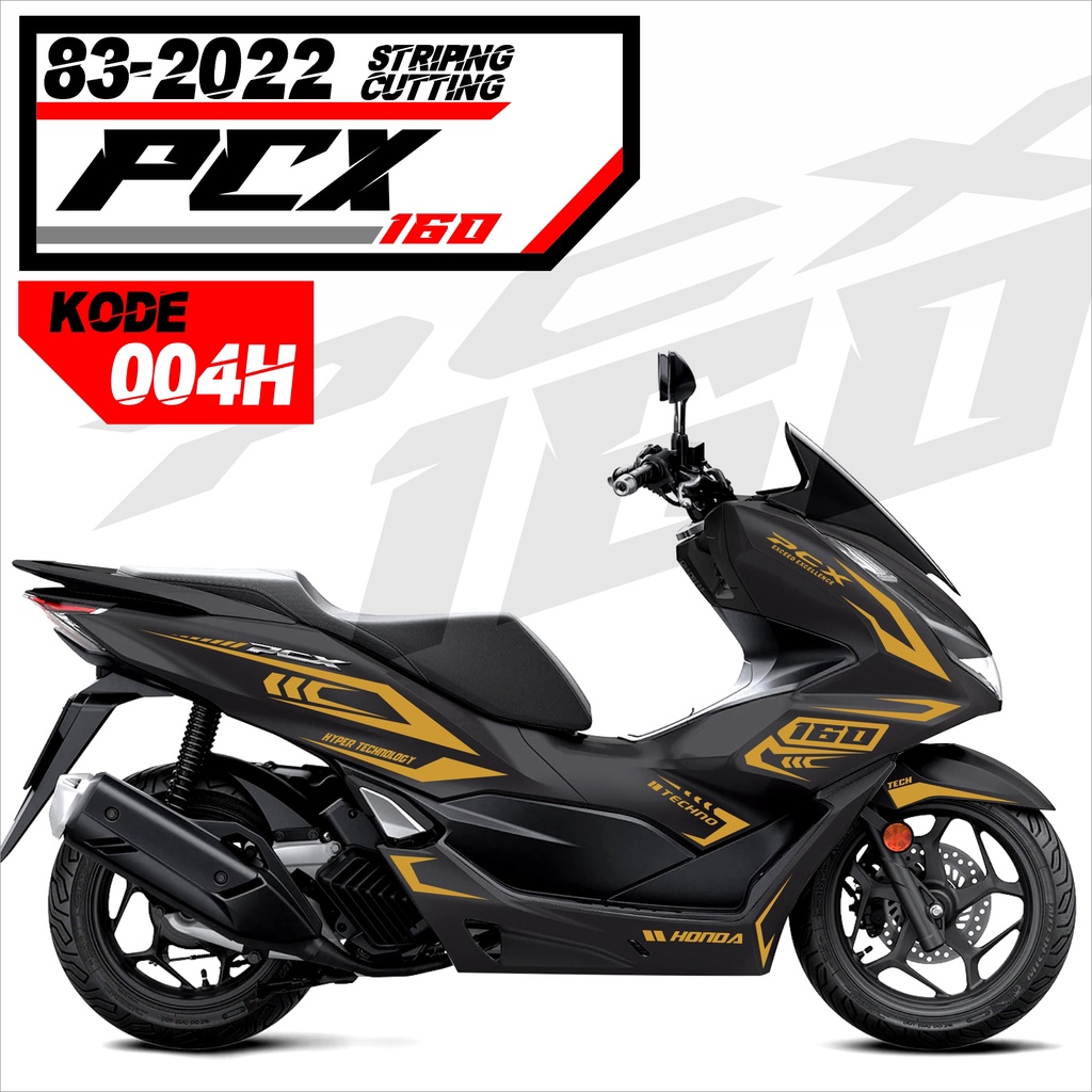 สติ๊กเกอร์ Striping Lis Cutting HONDA PCX ALL NEW 160 สติ๊กเกอร์ HONDA PCX 160 รหัส 004