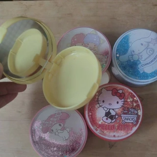 กล่องรี กล่องใส่รีเทนเนอร์ 🌈ซานริโอ้ Sanrio มีกระจก🌴 พร้อมส่งจากไทย