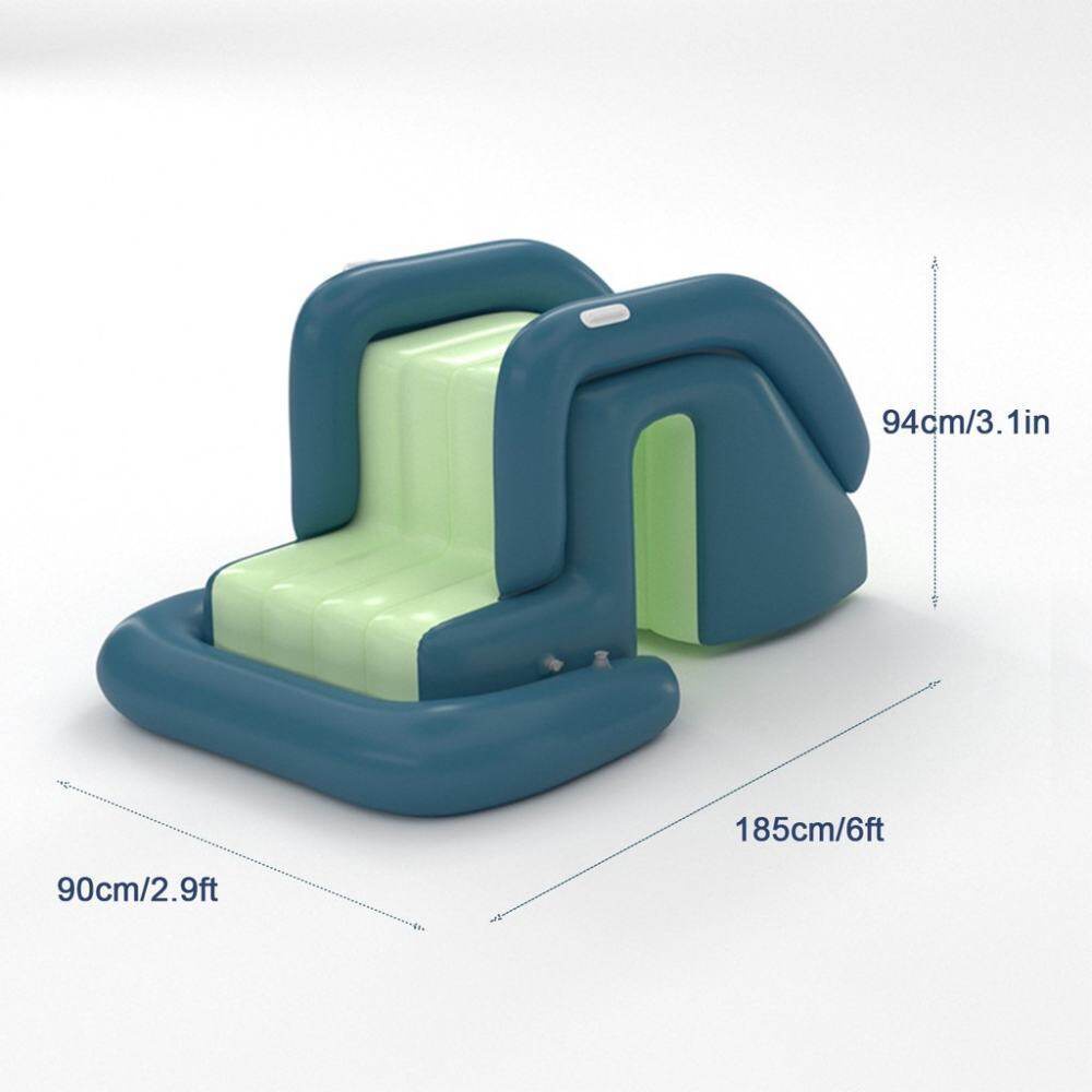 PVC Inflatable Pool เด็กเล่นสระว่ายน้ำสระว่ายน้ำกลางแจ้งสำหรับเด็ก 210*145*60 Cm ราคา ถูกที่สุด ดีลบีเคเค แกลเลอรีภาพที่ 9
