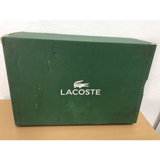 กล่องกระดาษ ใส่รองเท้า Lacoste ส่งต่อ