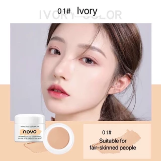คอนซิลเลอร์เนื้อครีม ปกปิดรอยดำ รอยแดง รอยสิว ใต้ตาคล้ำ NOVO HD Bright Cream Concealer