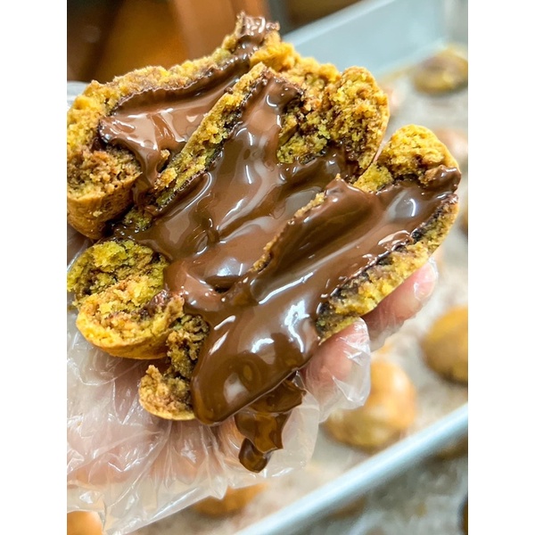 แยกขาย แบบชิ้น ‼️ 🍪𝘾𝙤𝙤𝙠𝙞𝙚𝙨 𝙇𝙖𝙫𝙖 🍪คุกกี้ลาวาแบบชิ้น ❤️ พกพาสะดวก ขนาด 30-35 g. - รูปที่ 7