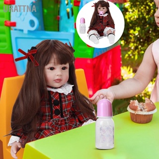 BUrattna ผ้าซิลิโคนนิ่ม ตุ๊กตาเด็กผู้หญิง เหมือนจริง ของขวัญวันเกิดเด็ก 60 ซม.