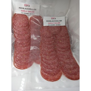 TGM 2 × 100 Gramm Knoblauchsalami / TGM 2 × 100 grams garlic salami