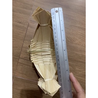 ที่ใส่ขนม ใส่ผลไม้ สานจากไม้ไผ่ ทรงเรือน่ารัก ใส่ขนม ใส่ผลไม้ จัดเบรคน่ารักๆค่ะ