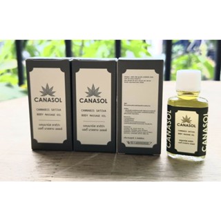 Canabis sativa body massage oil1กล่องบรรจุ1ขวด 3ml.