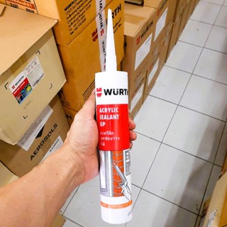 WURTH อะคริลิกกันรั่วสำหรับงานทั่วไป GP กาวซีลอะคริลิก 300ml. สีขาว