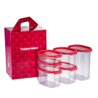 Tupperware ชุดกล่องเก็บอาหาร Ultra Clear containers ชุดกระปุกใส่ขนม