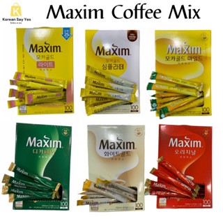 커피กาแฟแม็กซิม Maxim Coffee Mix🇰🇷กาแฟเกาหลีExp:09/03/2024