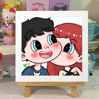 [ASols] ภาพวาดเพชร DIY ภาพวาดปักเพชรครอสติส แฮนด์เมด DIY สําหรับคู่รัก ของขวัญวันวาเลนไทน์