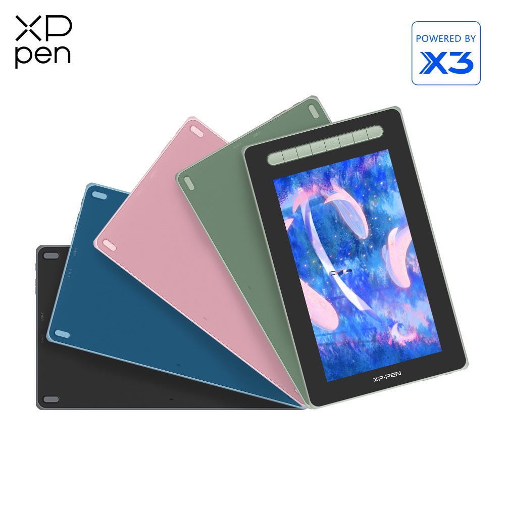 XPPen Artist 12 2nd Pen Display Drawing Monitor X3 Elite Pen Drawing Tablet พร้อมหน้าจอสนับสนุน Tilt