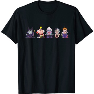 Adult T-Shirt Villains Kawaii Chibi Evil Queens T-Shirt