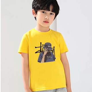 K-2341-SHORT  7สี เสื้อยืดเด็ก เสื้อเด็กแขนสั้นลายน่ารักๆ  เสื้อแขนสั้นลายการ์ตูน